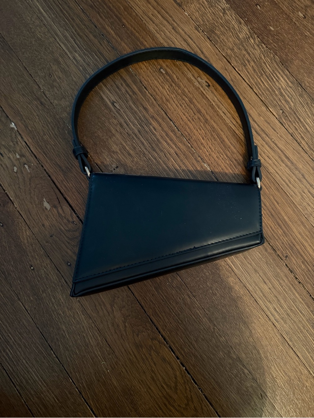 Minimalist Black Women's Shoulder Bag
